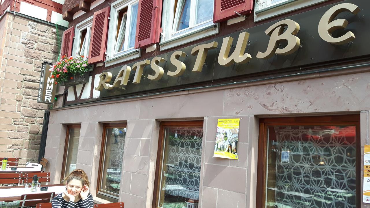 Hotel-Restaurant Ratsstube Calw Eksteriør billede