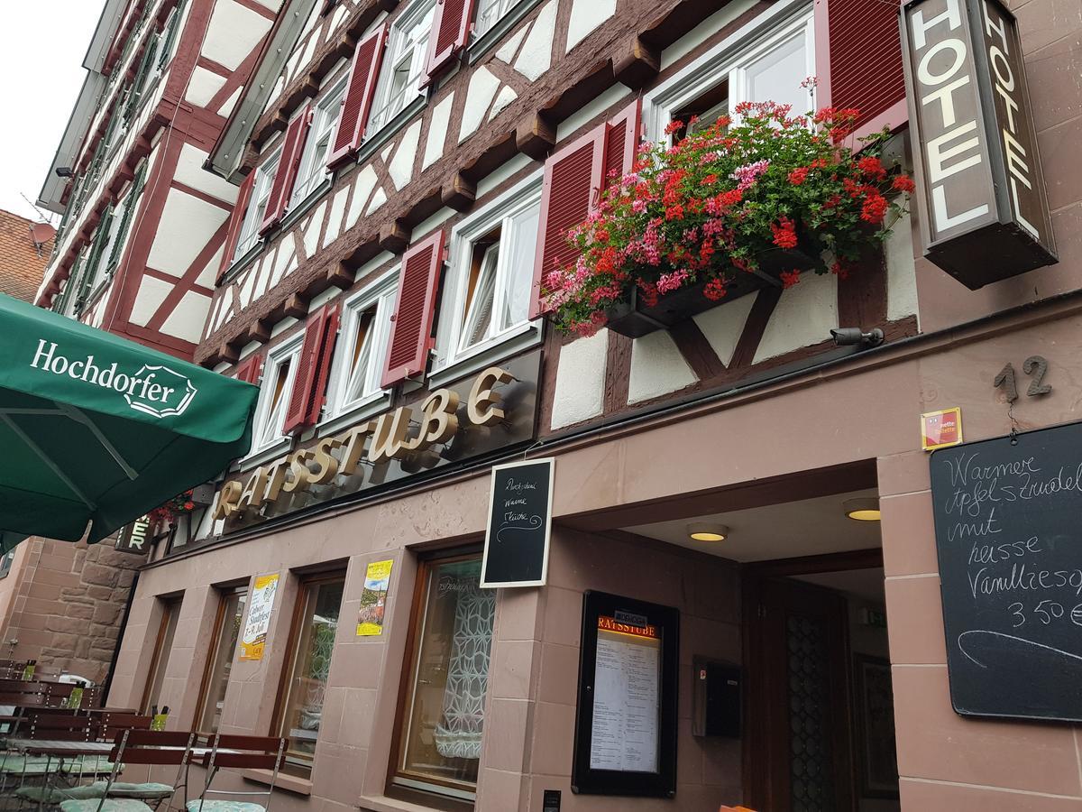 Hotel-Restaurant Ratsstube Calw Eksteriør billede