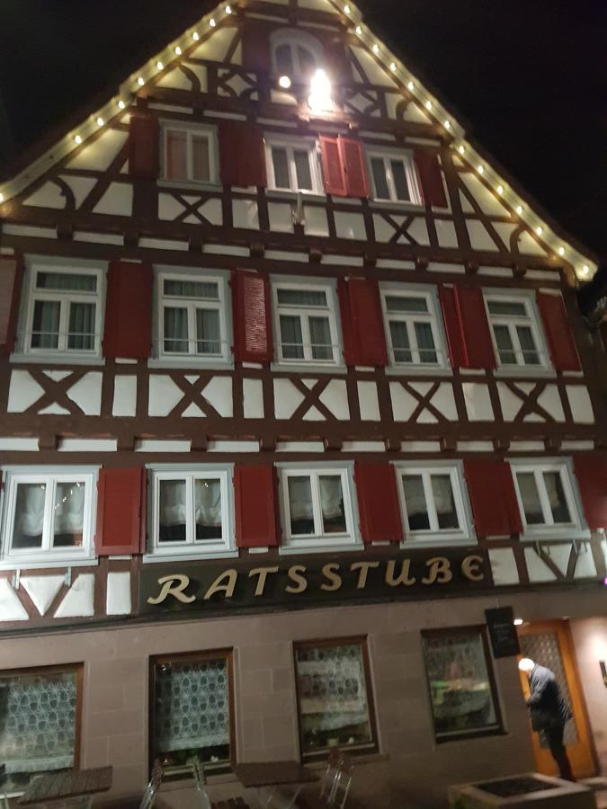 Hotel-Restaurant Ratsstube Calw Eksteriør billede